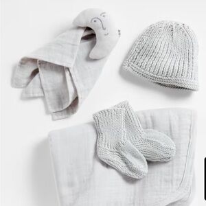 Crate and Barrel Moon Cozy essential baby gift set